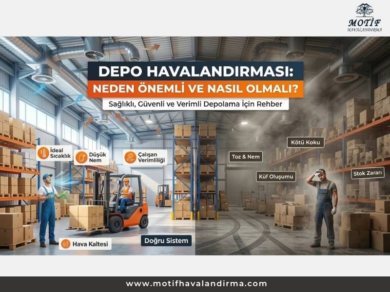 Depo Havalandırması Neden Önemlidir? Doğru Sistem Nasıl Olmalı?
