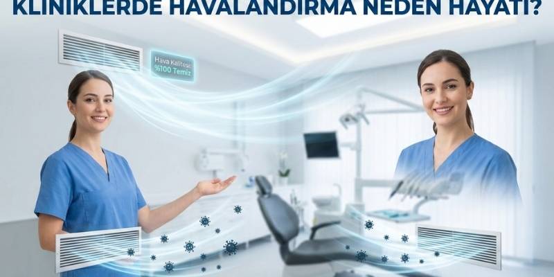 Kliniklerde Hava Kalitesi Neden Önemlidir? Havalandırma ve Filtrasyon Sistemlerinin Önemi