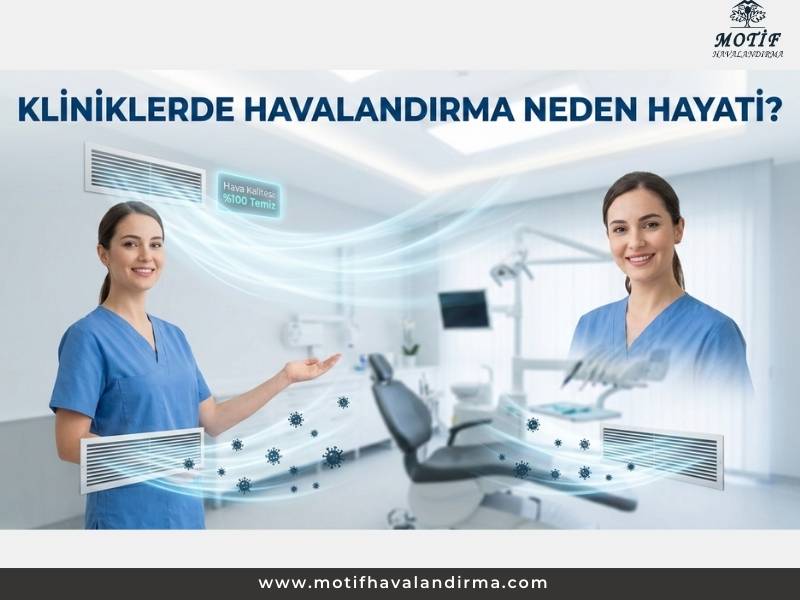 Kliniklerde Hava Kalitesi Neden Önemlidir? Havalandırma ve Filtrasyon Sistemlerinin Önemi