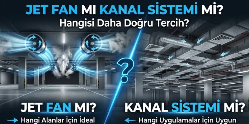 Jet Fan mı Kanal Sistemi mi? Hangisi Daha Doğru Tercih?