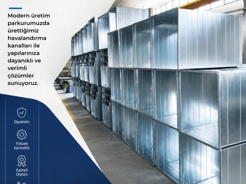 Galvaniz Hava Kanalları Neden Tercih Edilir? Endüstriyel Havalandırma Sistemlerinde Kalitenin Önemi
