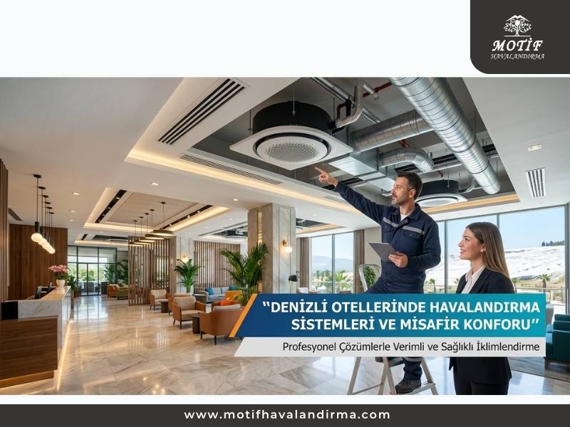 Denizli Otelleri İçin Profesyonel Havalandırma Sistemleri