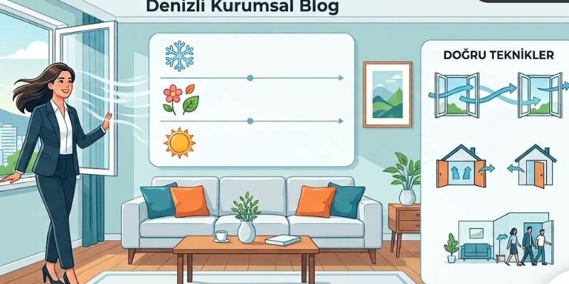 Ev Kaç Dakika Havalandırılmalı? Doğru Ev Havalandırması Nasıl Olmalı?